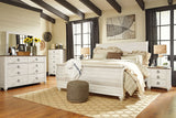 Willowton - Brown / Beige / White - Five Drawer Chest by Signature Design by Ashley® | Bel Furniture