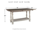 Havalance - Gray / White - Flip Top Sofa Table by Signature Design by Ashley® | Bel Furniture