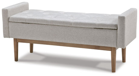 Briarson - Storage Bench - Beige / Brown - view 7