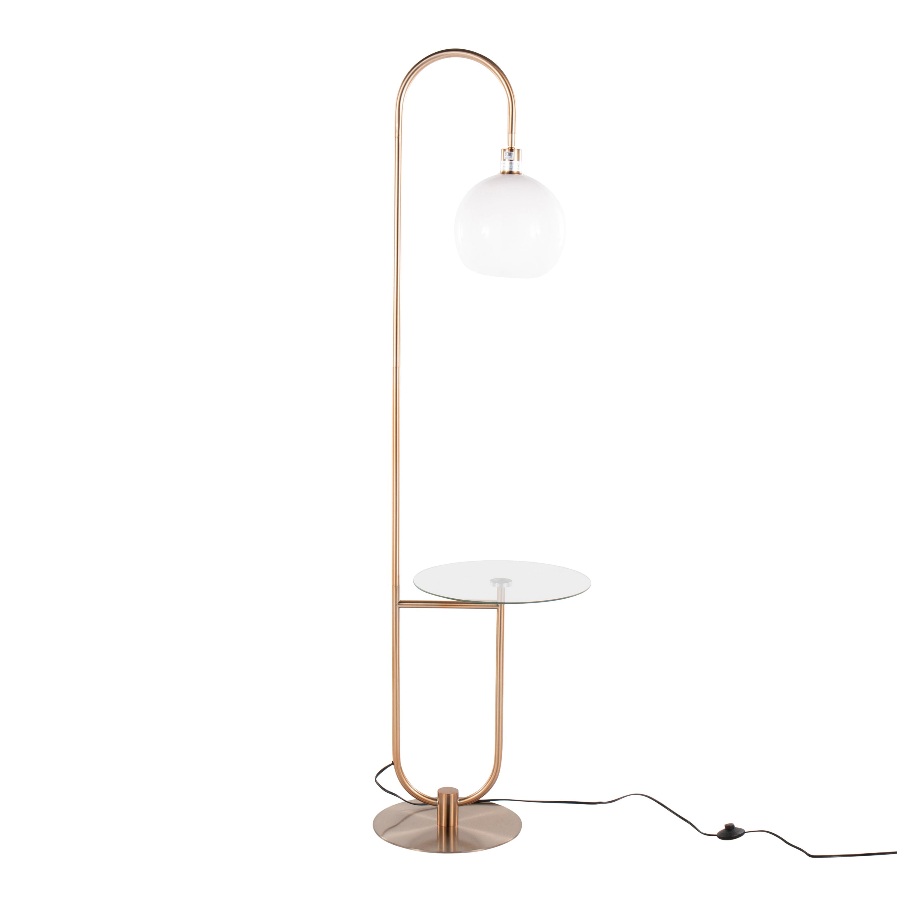 Trombone - Contemporary / Glam Floor Lamp