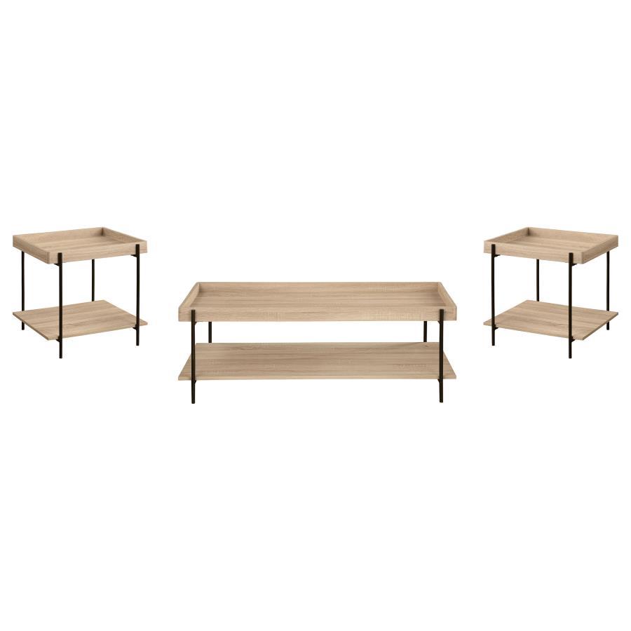 Fallon - Rectangular Coffee Table Set by Coaster Fine Furniture | Bel Furniture