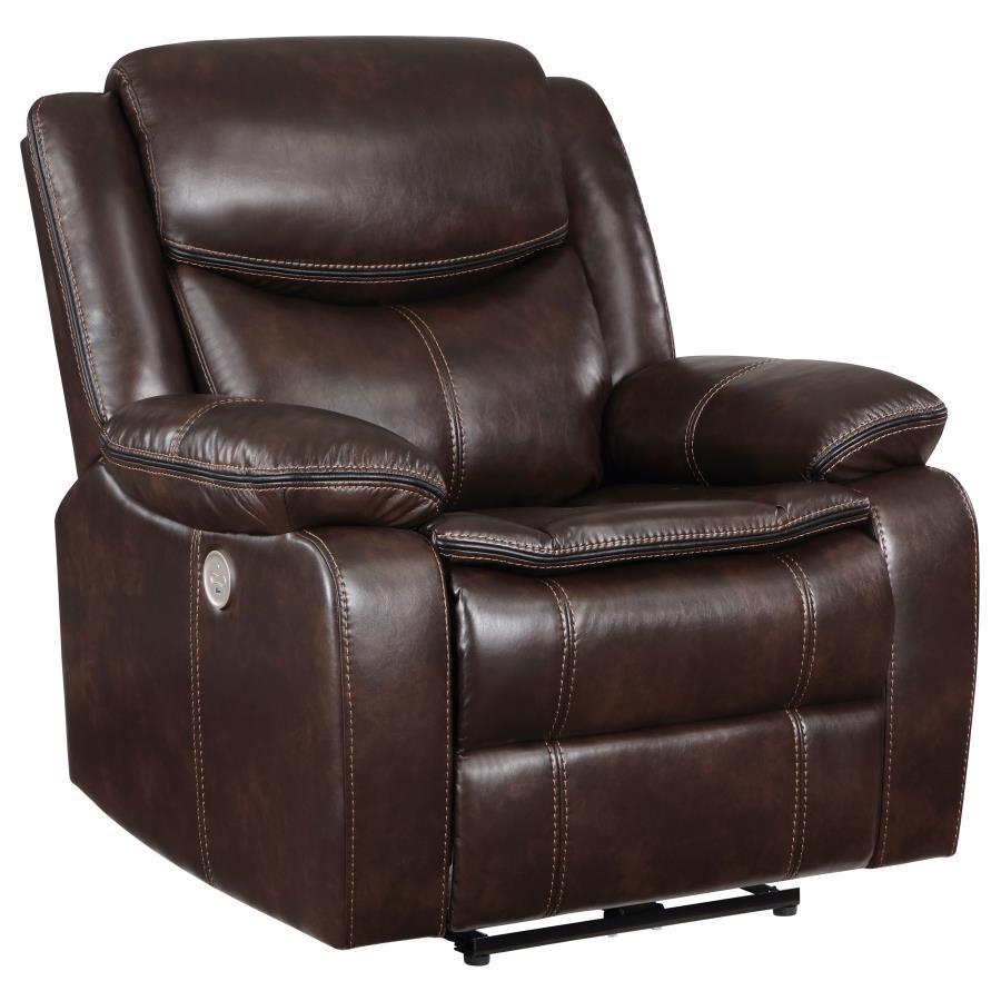 Sycamore - Upholstered Power Recliner Chair by Coaster Fine Furniture | Bel Furniture