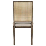Matisse - Woven Rattan Back Dining Side Chair Brown (Set of 2) - Dark Brown by Coaster Fine Furniture | Bel Furniture