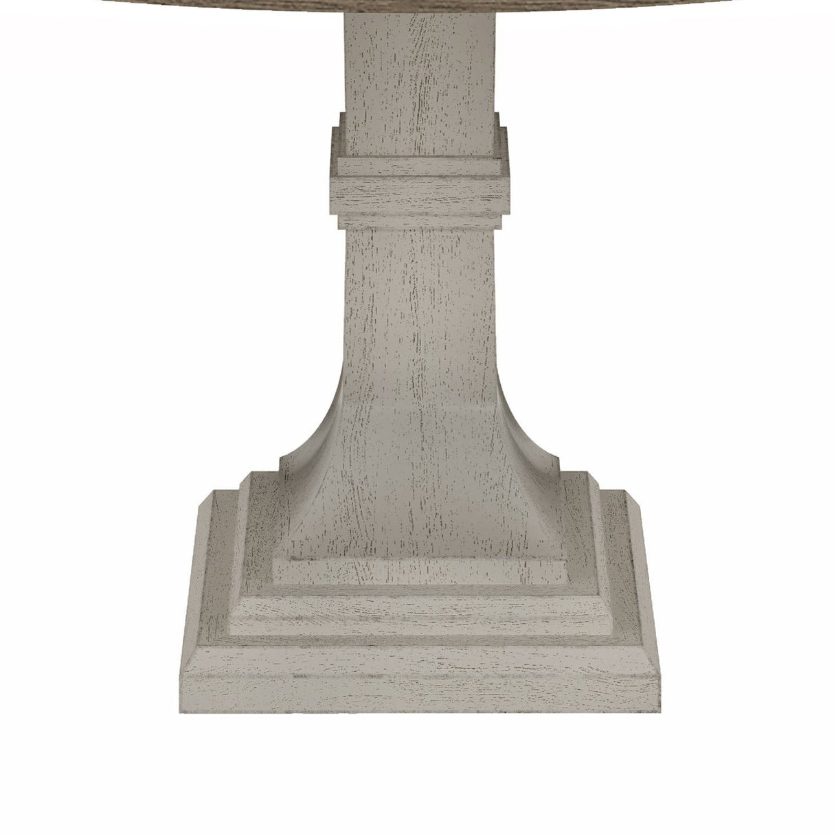 Tannen - Round 5 Piece Dining Table (Set of 5) - White And Gray by Lilola Home | Bel Furniture