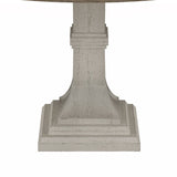 Tannen - Round 5 Piece Dining Table (Set of 5) - White And Gray by Lilola Home | Bel Furniture