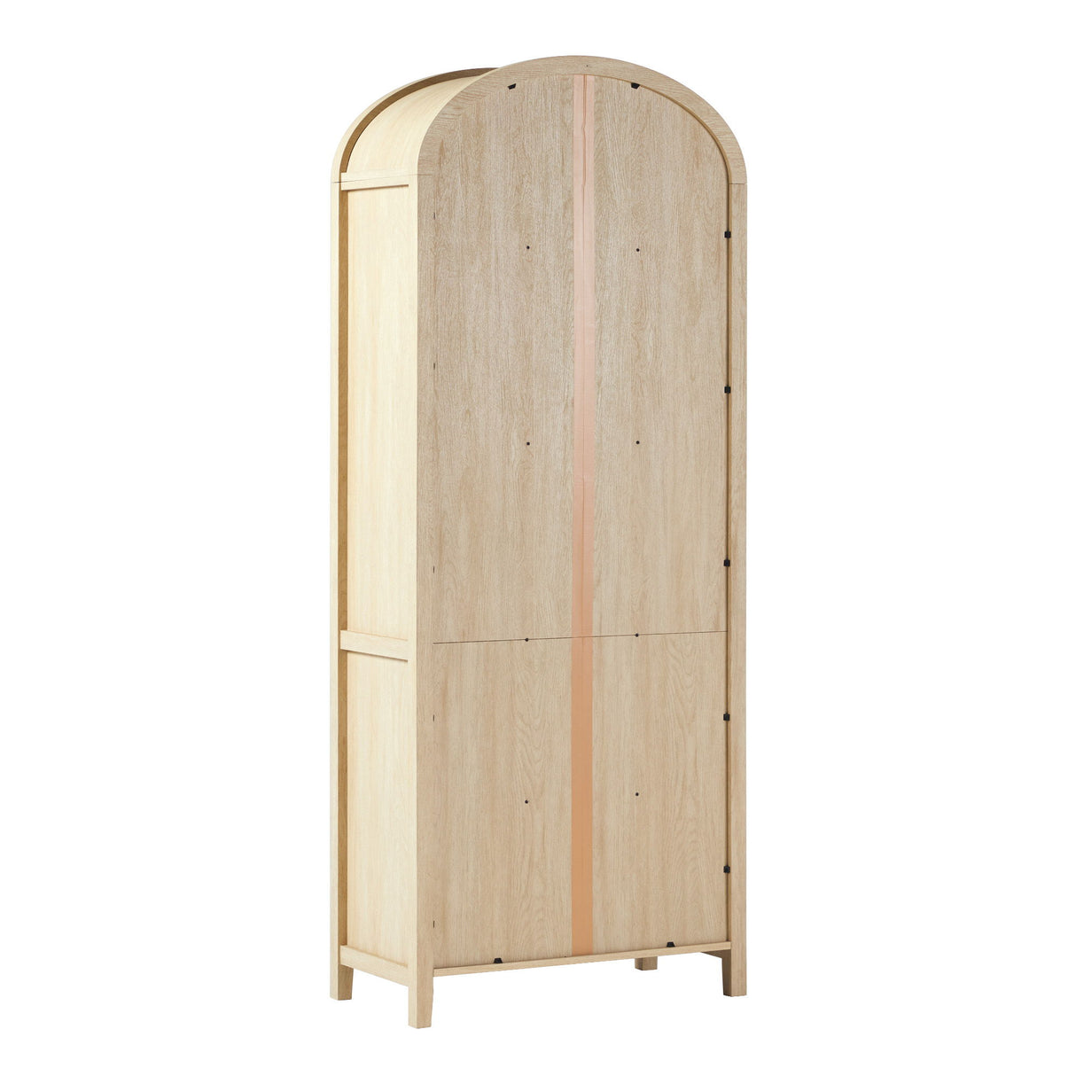 Modern 5 Shelf Open Arched Bookshelf by Walker Edison | Bel Furniture