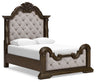 Maylee - Upholstered Bed Dark Brown by Signature Design by Ashley® | Bel Furniture