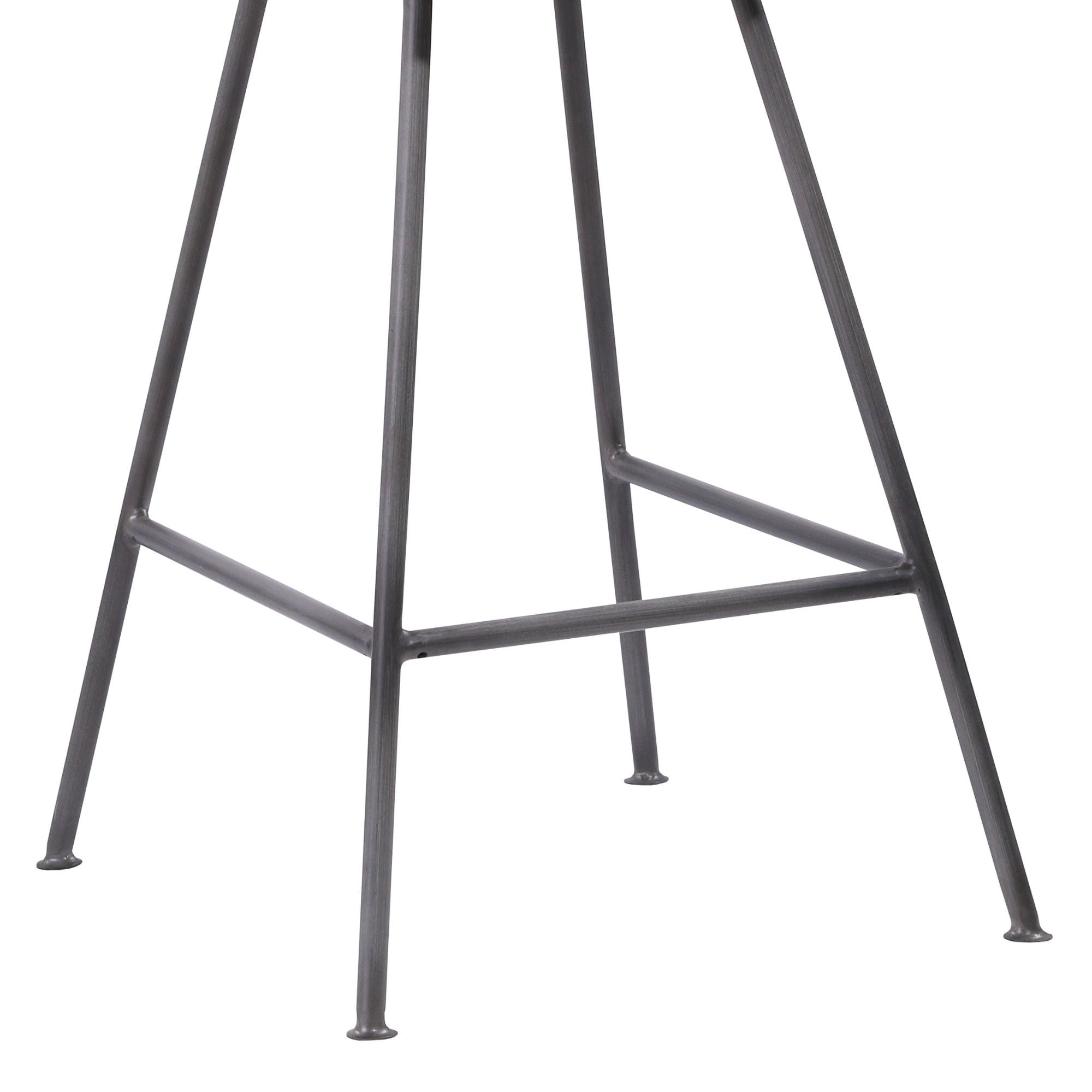 Iron Counter Height Bar Chair - Gray