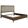 Maderia - Upholstered Panel Bed Dark Brown by Coaster Fine Furniture | Bel Furniture