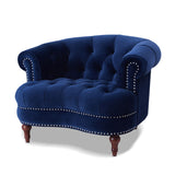 La Rosa - Victorian Tufted Upholstered Accent Chair