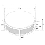 Arini - Round Coffee And End Table Set by Coaster Fine Furniture | Bel Furniture