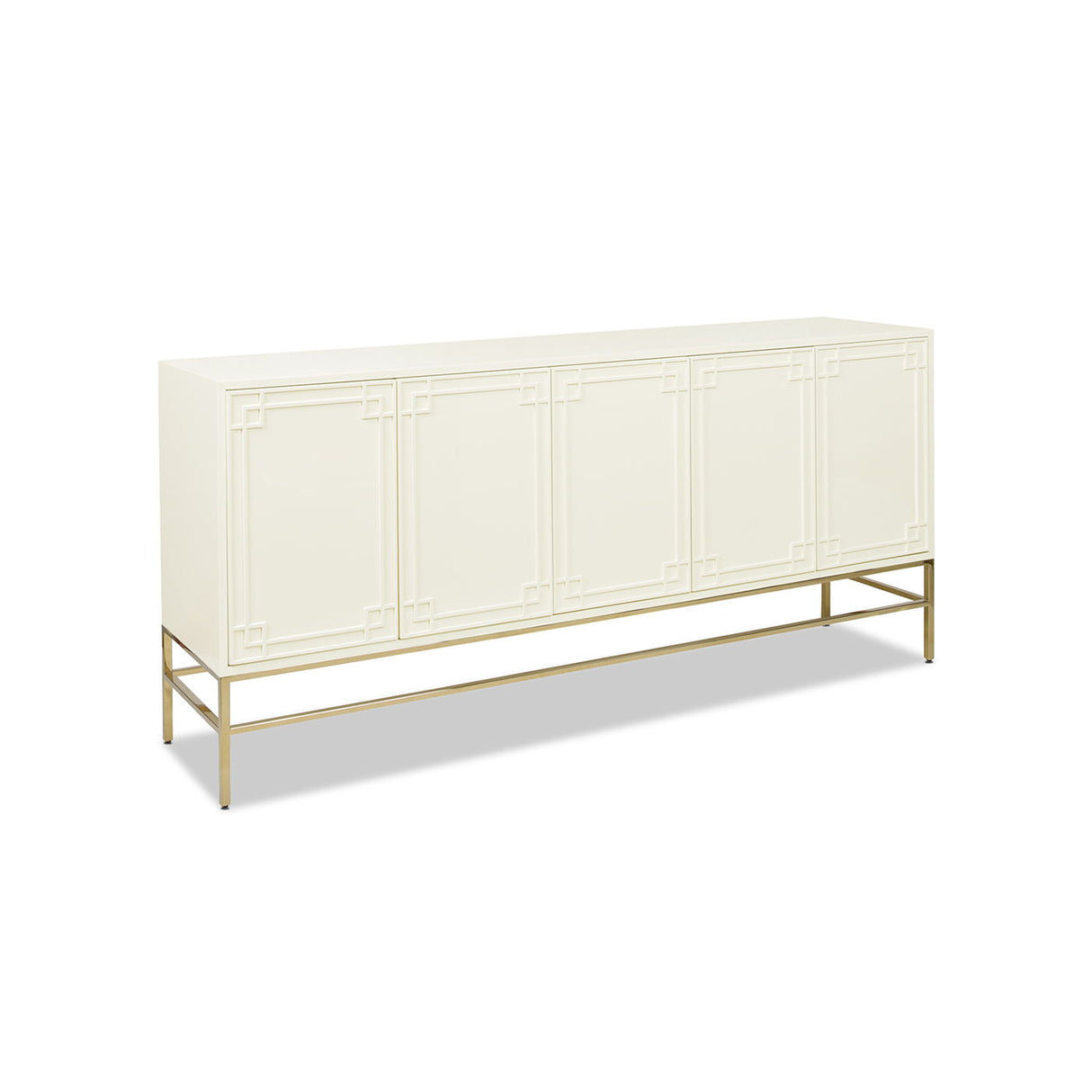 Gemini - Sideboard Storage Buffet - White Birch by Jennifer Taylor Home | Bel Furniture
