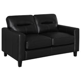 Scotland - Faux Leather Upholstered Sofa Set