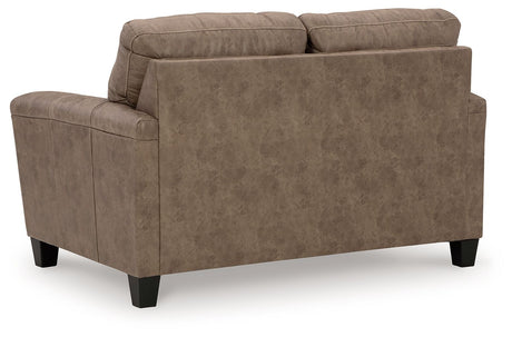 Navi - 3 Pc. - Sofa, Loveseat, Rocker Recliner - Fossil - view 11