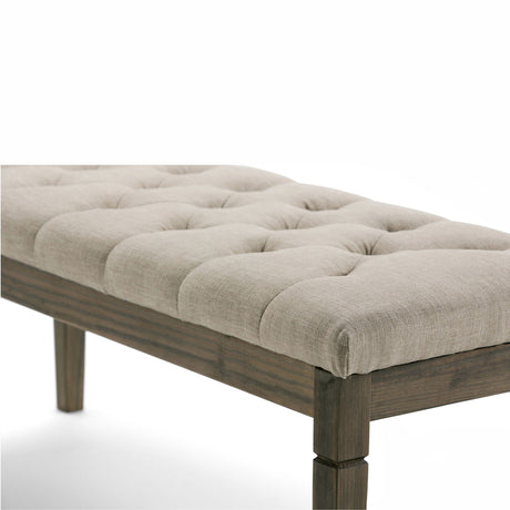 Waverly - Upholstered Tufted Ottoman Bench - view 15