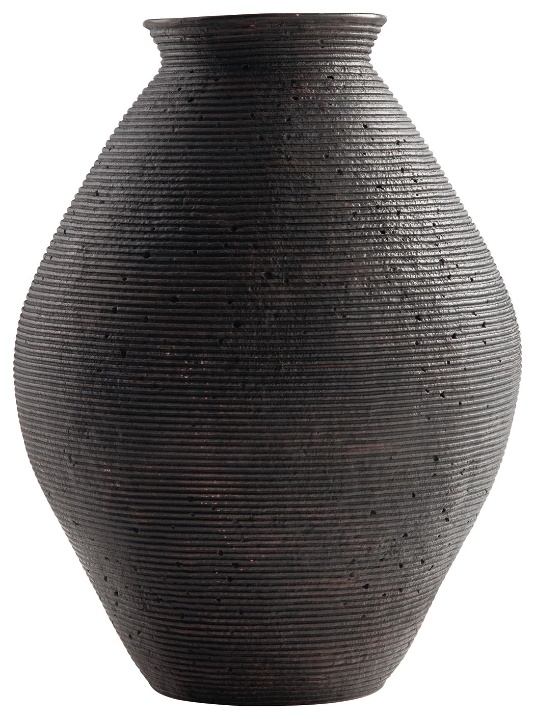 Hannela - Vase Dark Brown 13''W x 13''D x 17''H by Signature Design by Ashley® | Bel Furniture
