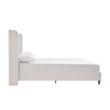 Harper - Tall Headboard Upholstered Bed / High Headboard / Elegant Simplicity / No Box Spring Needed