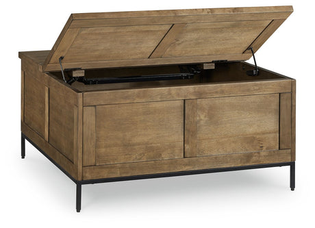 Torlanta - Lift Top Cocktail Table - Brown - view 6