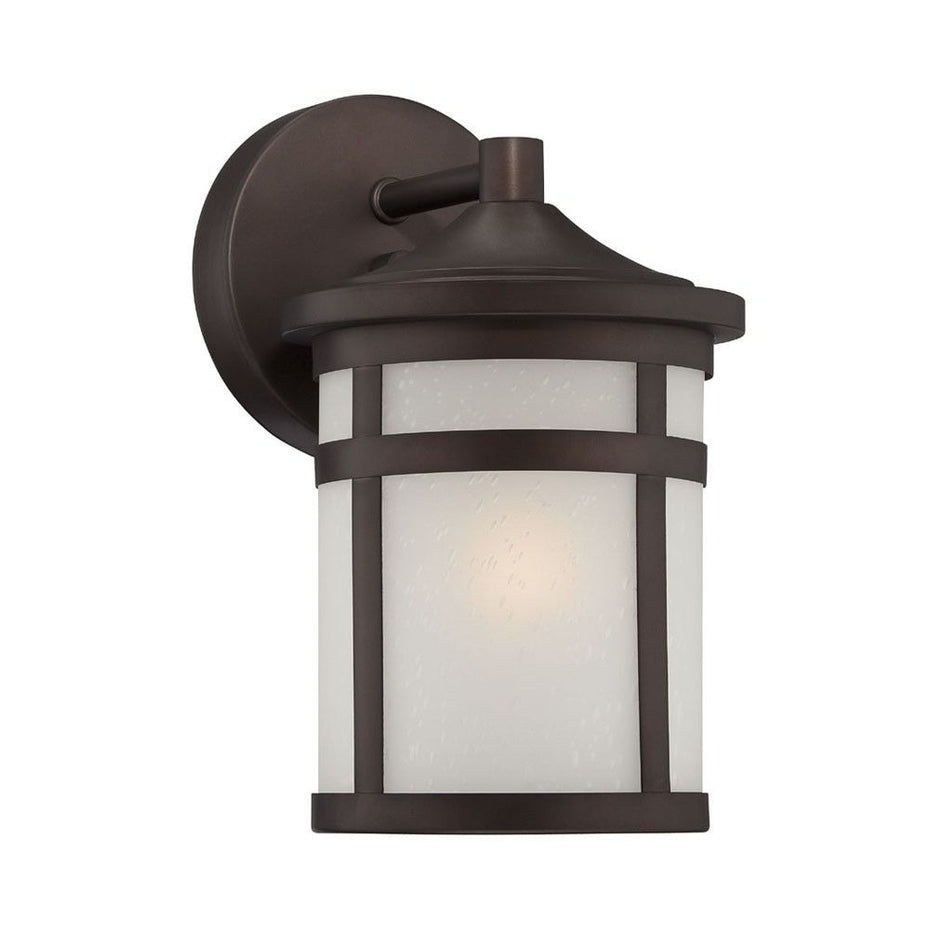 Hanging Lantern Shape Wall Light - Bronze