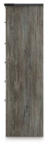 Frandern - Gray - Five Drawer Chest by Signature Design by Ashley® | Bel Furniture