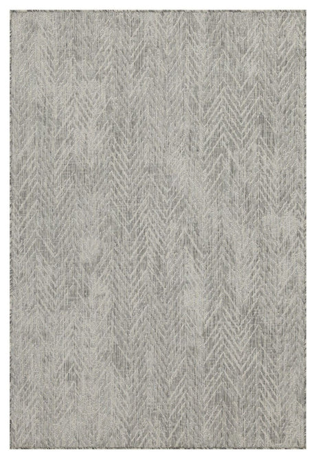Sunshine - Polyester Indoor / Outdoor Area Rug Gray 5' x 7' by Icona Home Decor | Bel Furniture