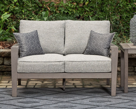 Hillside Barn - Gray / Brown - Loveseat W/Cushion by Signature Design by Ashley® | Bel Furniture