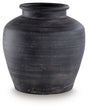 Meadie - 12" Vase Black 11"W x 11"D x 13"H by Signature Design by Ashley® | Bel Furniture