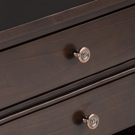 Carlton - Bedside Table, Handcrafted by Simpli-Home | Bel Furniture