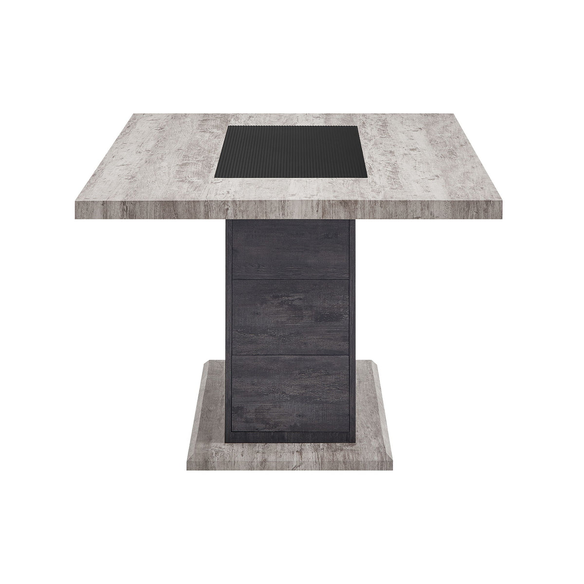Dining Table, Fits Up To 6 People - Gray