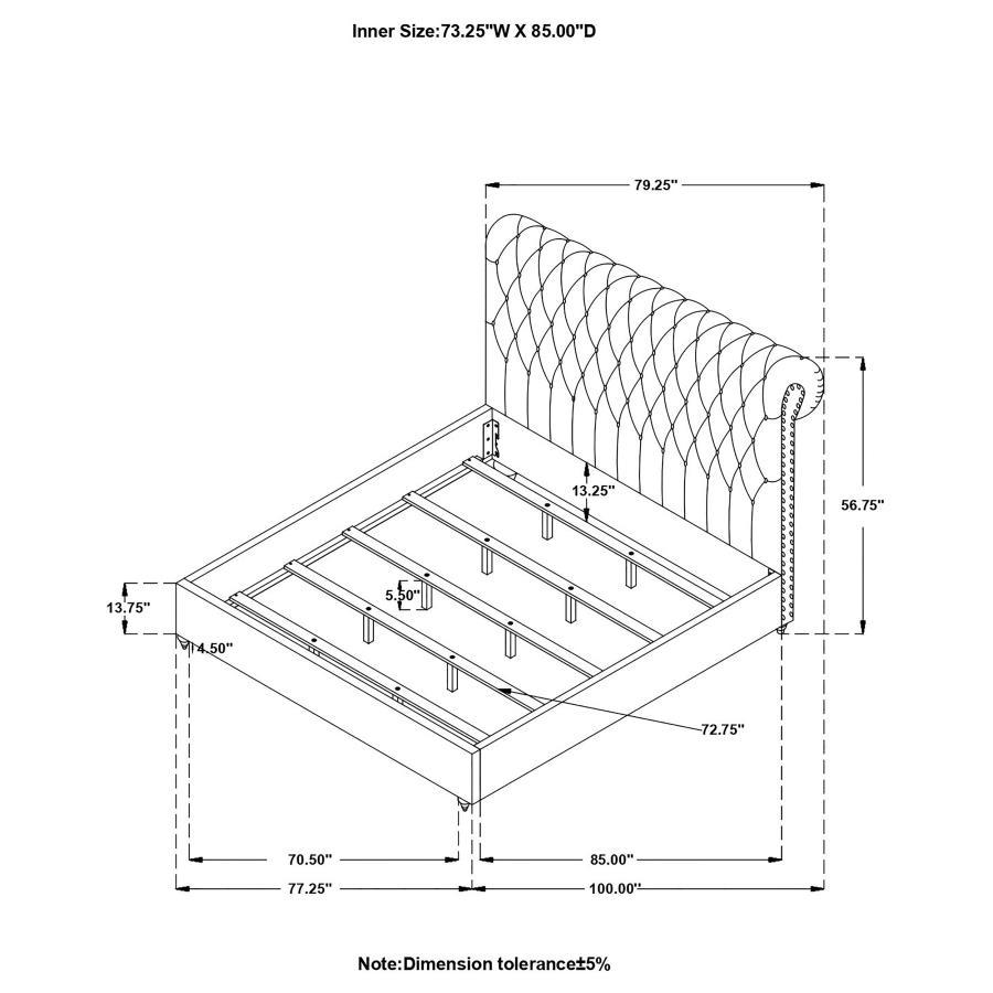 Devon - Upholstered Panel Bed