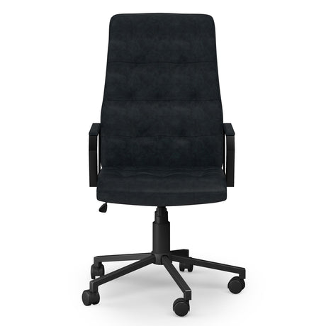 Foley - Swivel Office Chair - Distressed Blue - view 4
