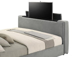 Tara - Upholstered Panel TV Bed
