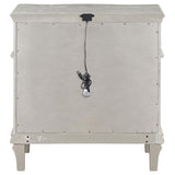 Evangeline - 3-Drawer Nightstand - Silver Oak by CoasterElevations | Bel Furniture