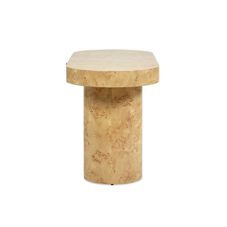 Jesse - Single Drawer Oval Computer Desk by Jennifer Taylor Home | Bel Furniture