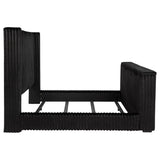 Centergrove - Upholstered Wingback TV Bed