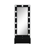 Elisa - Narrow Tall Mirror With Speaker And Drawer
