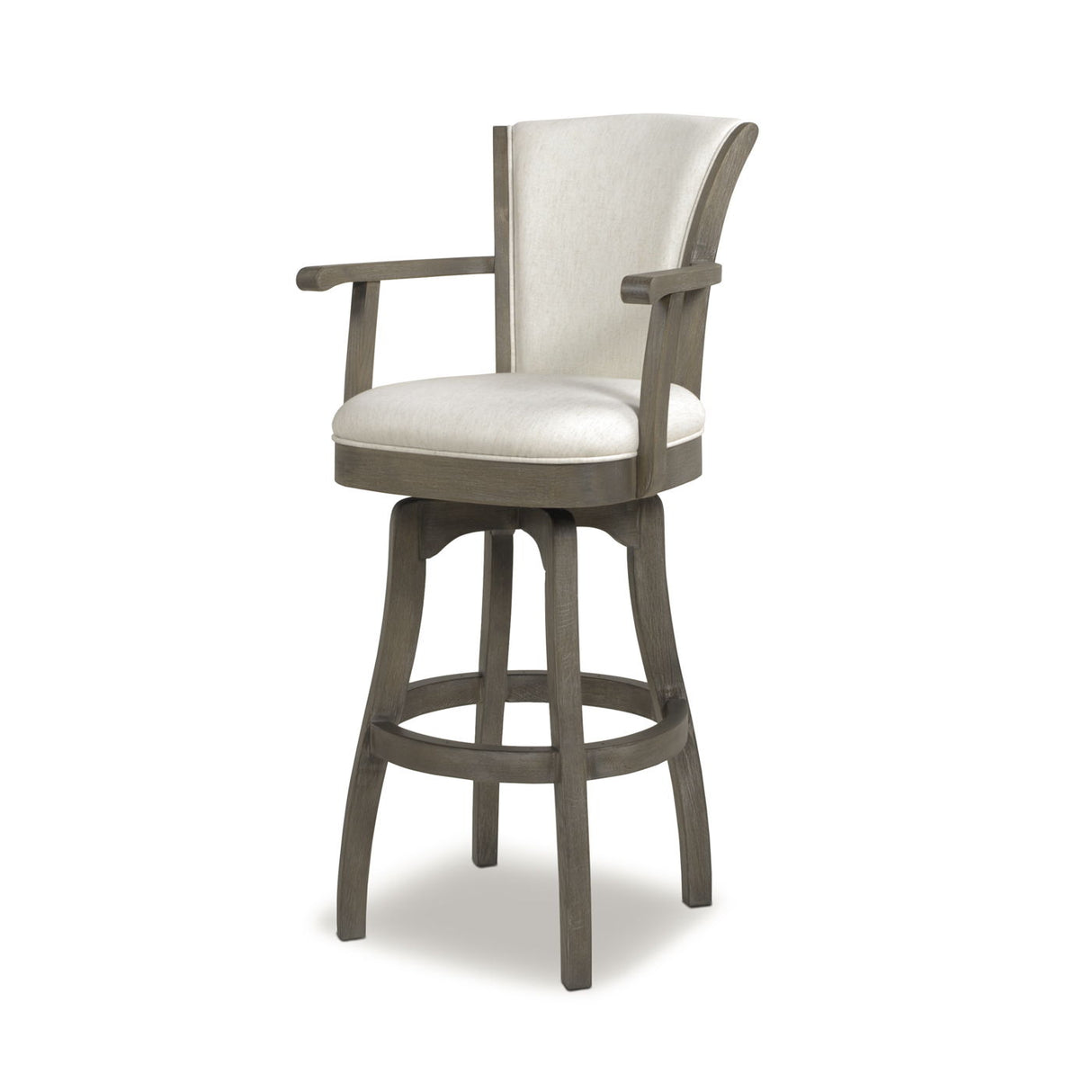 Williams - Swivel Bar Stool With Armrests by Jennifer Taylor Home | Bel Furniture