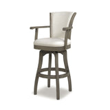Williams - Swivel Bar Stool With Armrests by Jennifer Taylor Home | Bel Furniture
