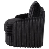 Sarco - Corduroy Upholstered Swivel Accent Arm Chair