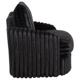 Sarco - Corduroy Upholstered Swivel Accent Arm Chair