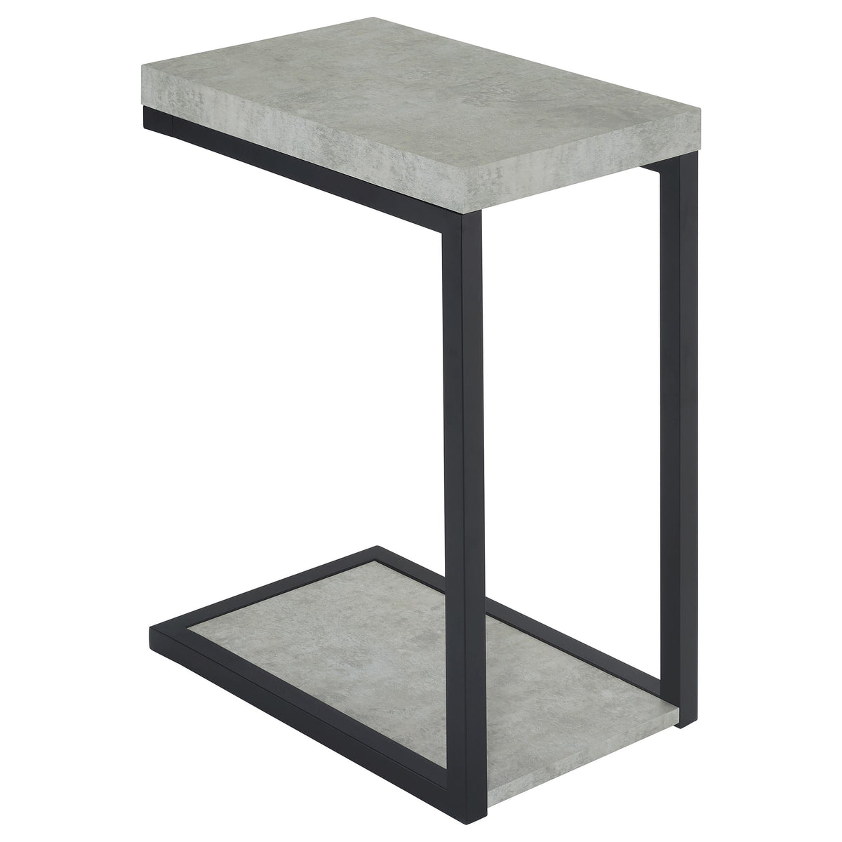 Beck - Engineered Wood C-Shape Sofa Side Table