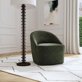 Leon - Upholstered Barrel Accent Swivel Chair