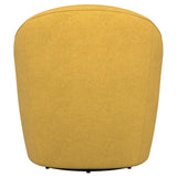 Leon - Upholstered Barrel Accent Swivel Chair