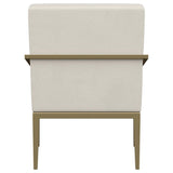 Kirra - Upholstered Metal Arm Accent Chair