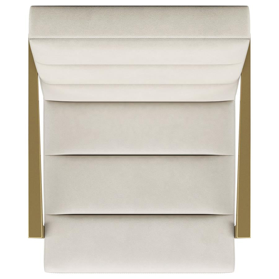 Kirra - Upholstered Metal Arm Accent Chair