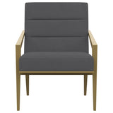 Kirra - Upholstered Metal Arm Accent Chair