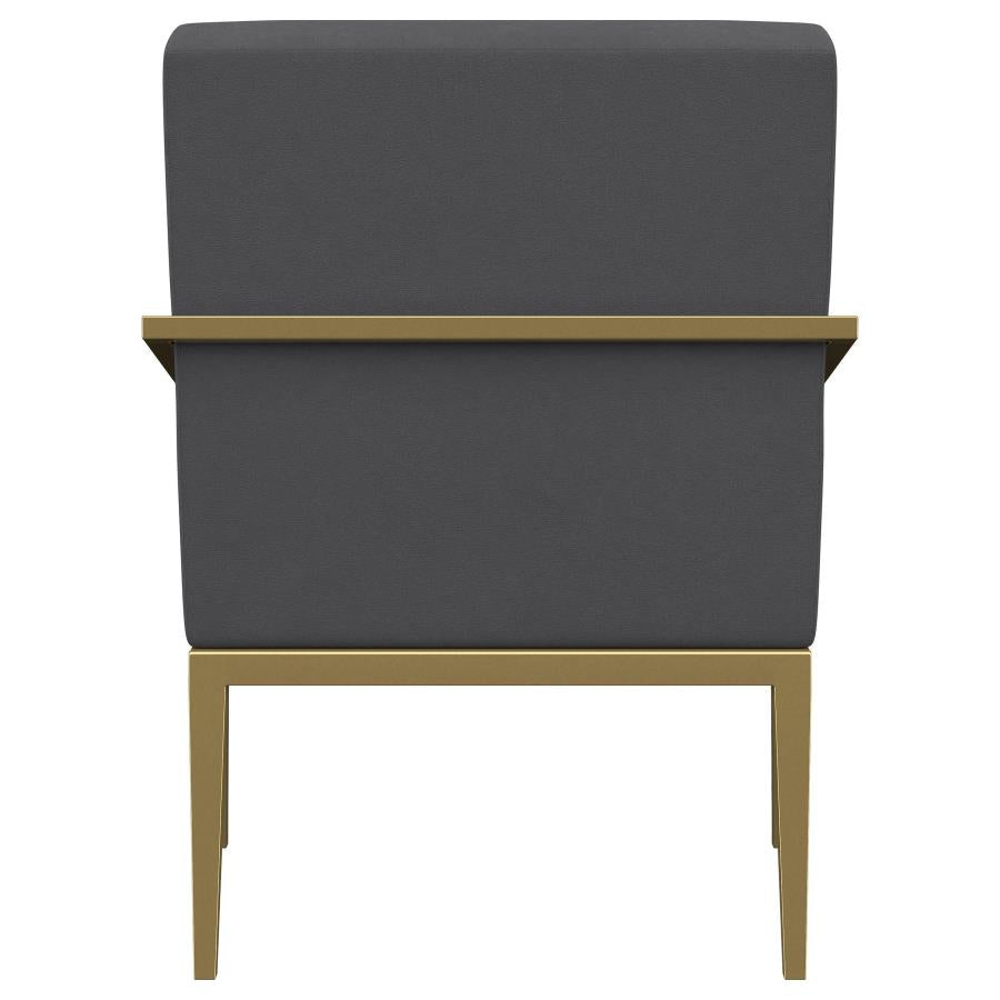 Kirra - Upholstered Metal Arm Accent Chair