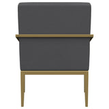 Kirra - Upholstered Metal Arm Accent Chair
