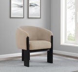 Valdez - Boucle Upholstered Barrel Back Accent Chair