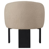 Valdez - Boucle Upholstered Barrel Back Accent Chair